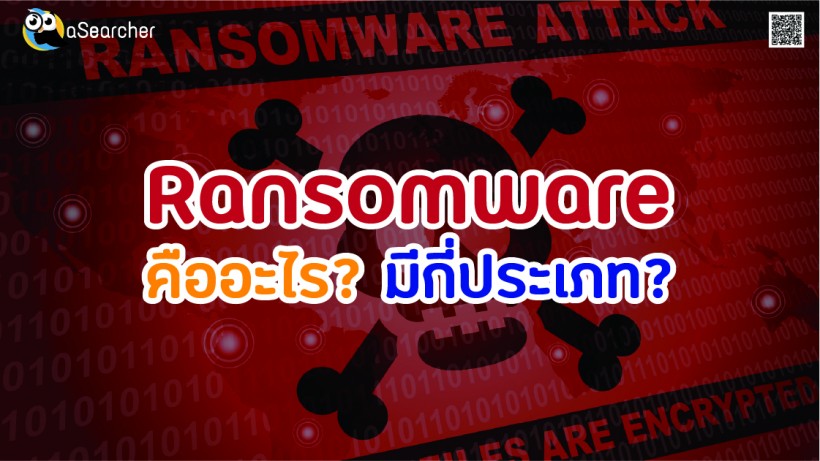 รู้จัก, Ransomware, คืออะไร, Malware, เรียกค่าไถ่, ข้อมูลส่วนตัว, เข้ารหัสไฟล์, กู้ข้อมูล, โจมตีระบบ
